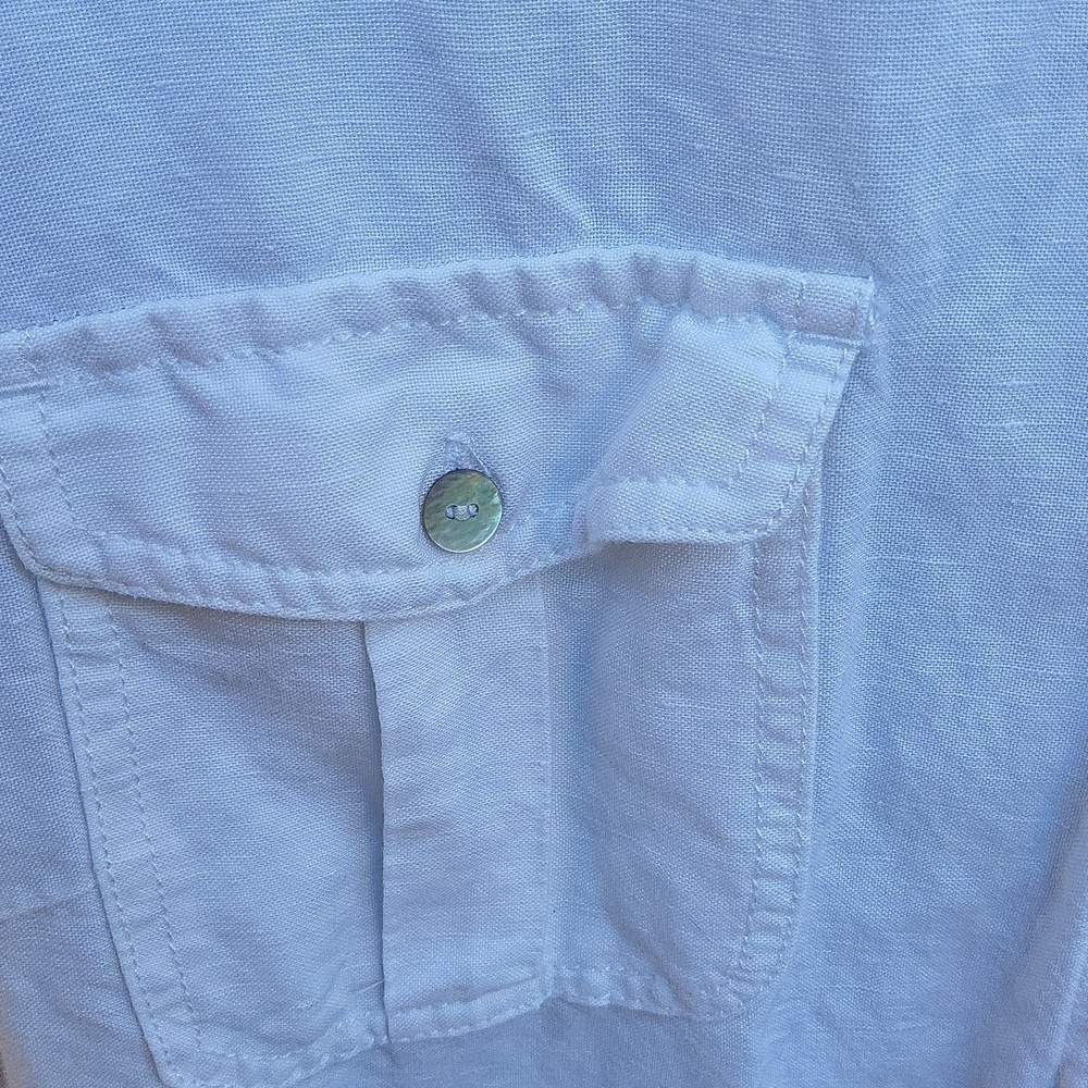 Ruby Rd. White Button Down Blouse Size 18 - Picture 4 of 10